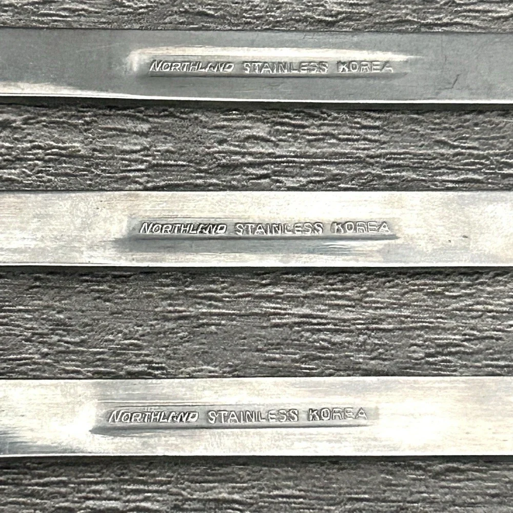 Oneida‎ Northland DANISH FLING Stainless Burnished 3 Cocktail Seafood Forks